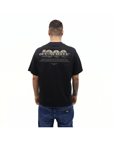 T-shirt Off White con stampa Martyrdom