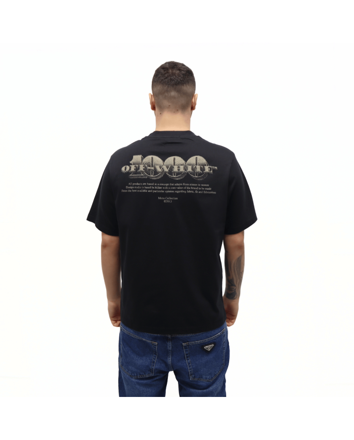 T-shirt Off White con stampa Martyrdom