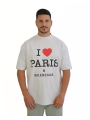 T-shirt I Love Paris & Balenciaga