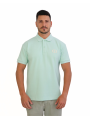 Polo Dior verde acqua cotton piqué