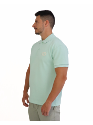 Polo Dior verde acqua cotton piqué