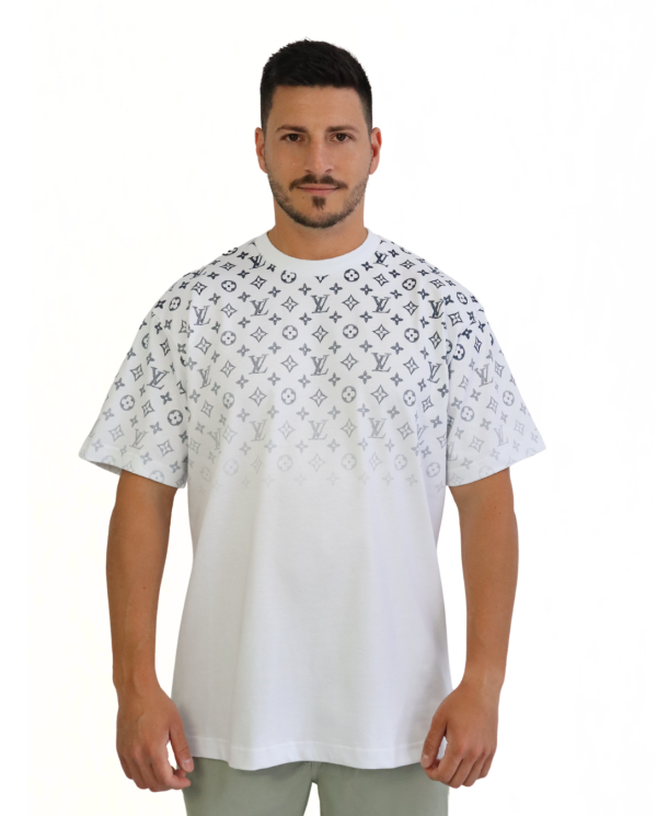 T-shirt Louis Vuitton con motivo Monogram Gradient