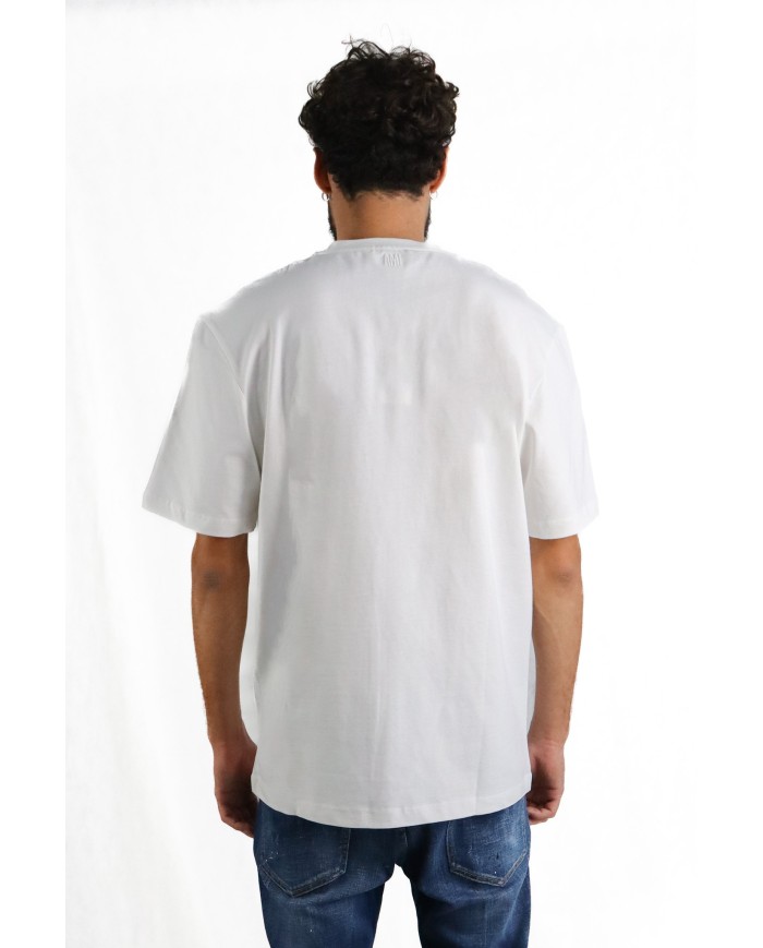 T-Shirt Ami Paris con logo laterale