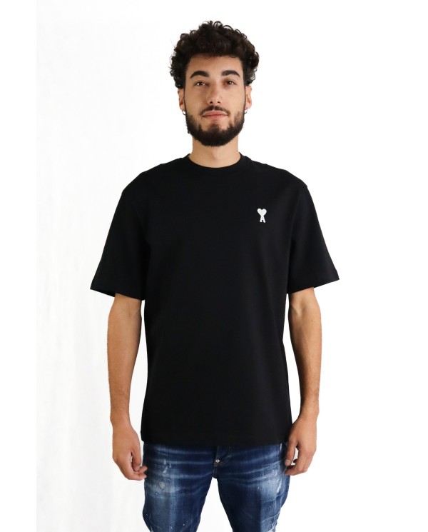 T-Shirt Ami Paris con logo laterale