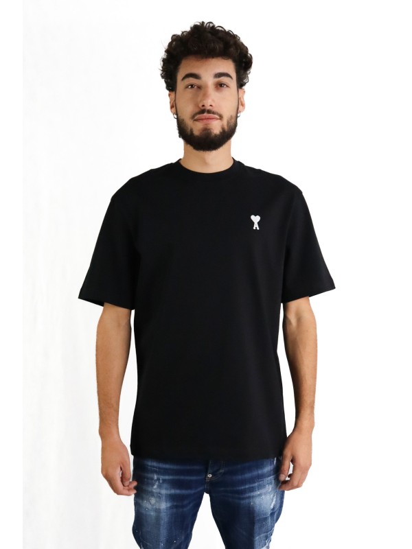 T-Shirt Ami Paris con logo laterale