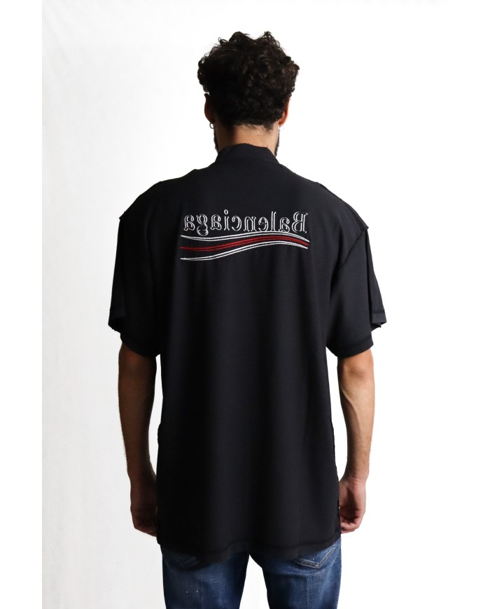 T-shirt Balenciaga con logo Campaign