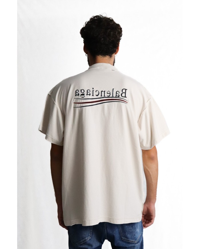 T-shirt Balenciaga con logo Campaign