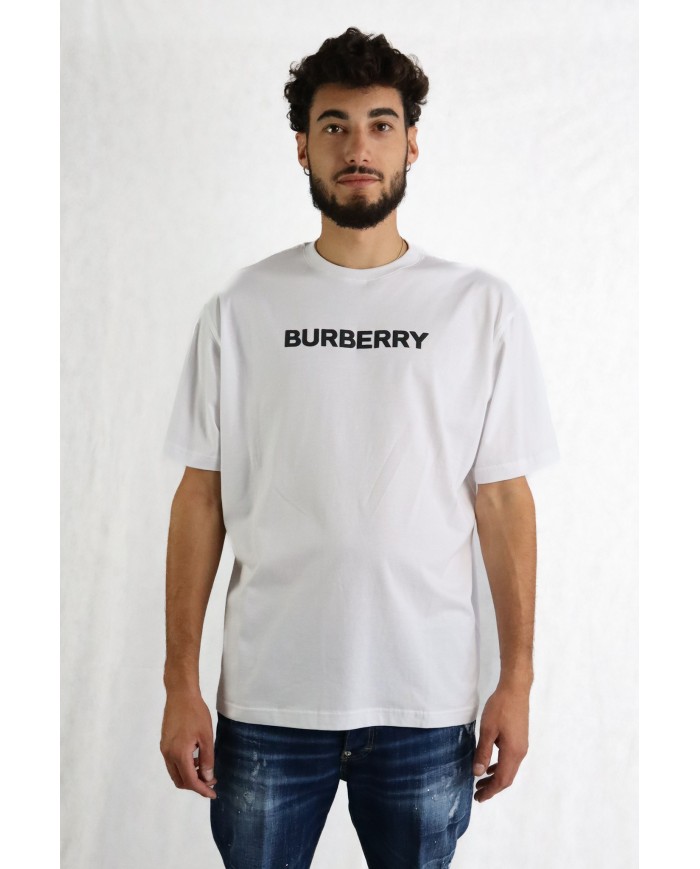 T-shirt Burberry in jersey di cotone con logo
