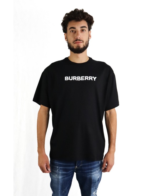 T-shirt Burberry in jersey di cotone con logo
