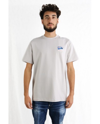 T-Shirt Casablanca con applicazione laterale