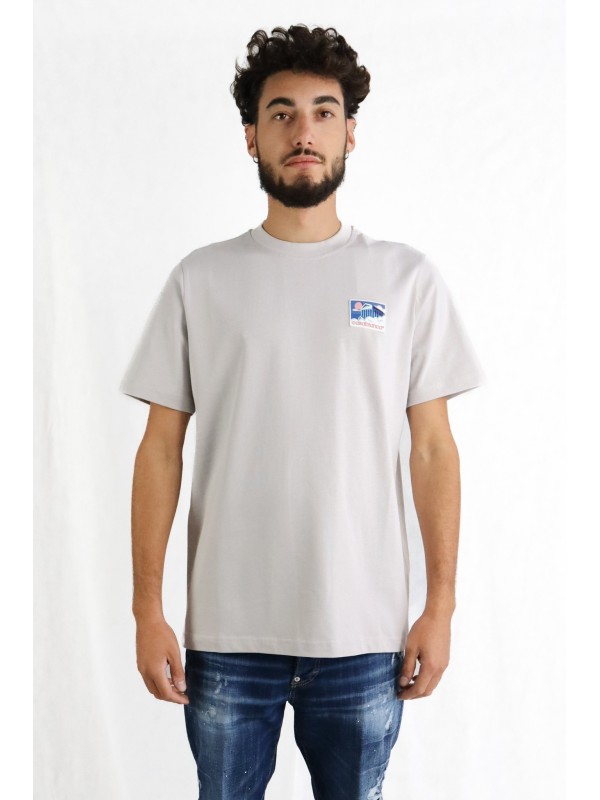 T-Shirt Casalblanca con applicazione laterale