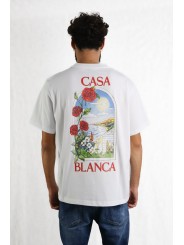 T-Shirt Casablanca con stampa fiori