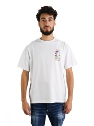 T-Shirt Casablanca con stampa fiori