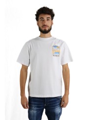 T-shirt Casablanca con stampa grafica