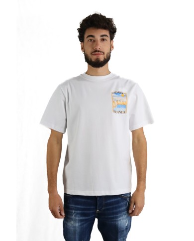 T-shirt Casablanca con stampa grafica