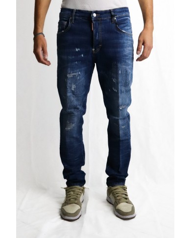 Jeans Dsquared2 Dark Scratch Wash The American Jean Jeans Dsquared2 Dark Scratch Wash The American Jean