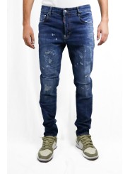 Jeans Dsquared2 Medium Perfecto Wash Cotton Stretch Denim