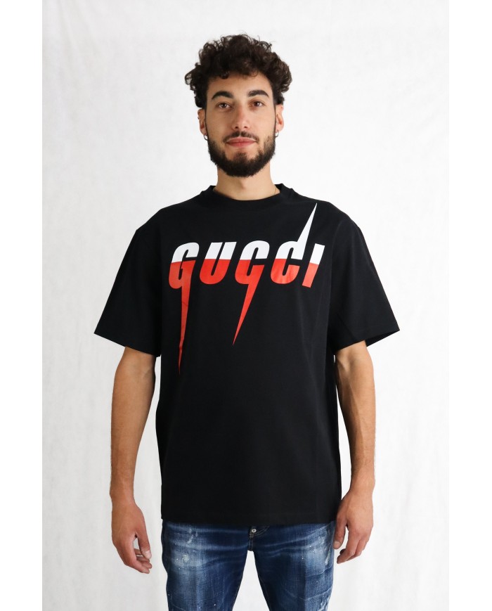T-Shirt Gucci con stampa Blade