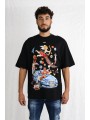 T-Shirt Off White con motivo Car Fresco