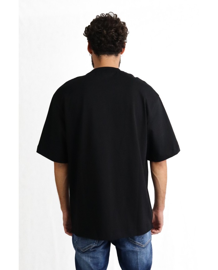 T-Shirt Off White con motivo Car Fresco