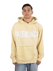Felpa Balenciaga Tape Type con tasca strappata