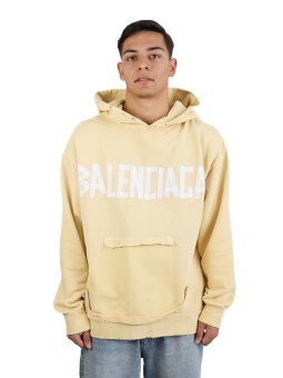 Felpa Balenciaga Tape Type con tasca strappata