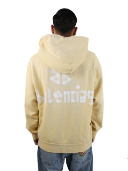 Felpa Balenciaga Tape Type con tasca strappata