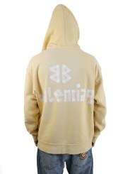 Felpa Balenciaga Tape Type con tasca strappata