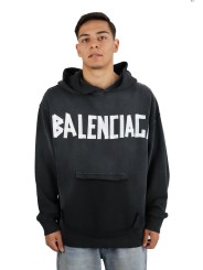 Felpa Balenciaga Tape Type con tasca strappata