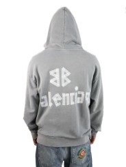 Felpa Balenciaga Tape Type con tasca strappata