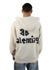 Felpa Balenciaga Tape Type con tasca strappata