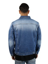 Giubbotto Dolce & Gabbana in denim e shearling