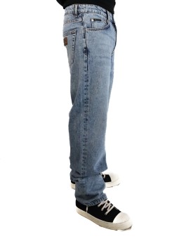 Jeans classic con placca Dolce & Gabbana