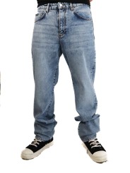 Jeans classic con placca Dolce & Gabbana