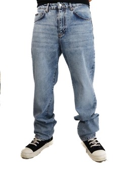 Jeans classic con placca Dolce & Gabbana