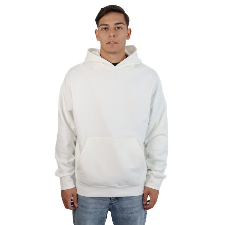 Felpa Louis Vuitton con iniziali LV impresse e cappuccio