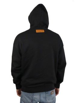 Felpa Louis Vuitton con iniziali LV impresse e cappuccio