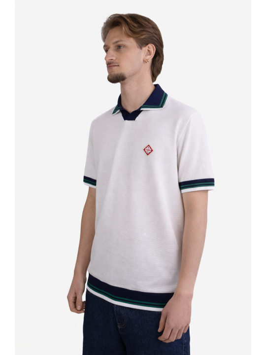 Polo Diamond Casablanca con Logo