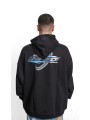 Felpa nera con cappuccio Vetements Hi-Speed Hoodie