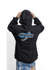 Felpa nera con cappuccio Vetements Hi-Speed Hoodie