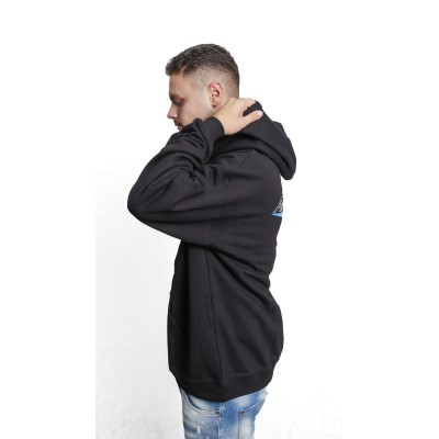 Felpa nera con cappuccio Vetements Hi-Speed Hoodie