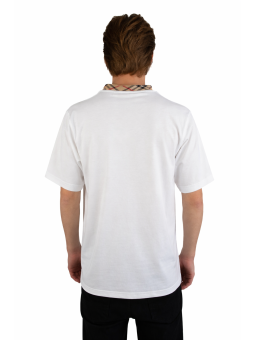 T-Shirt Burberry con finiture check