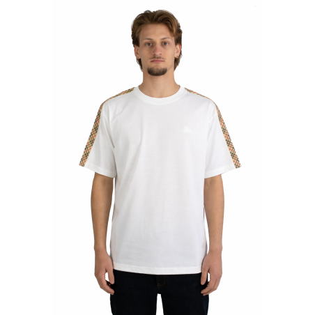 T-Shirt Burberry con finiture check 2