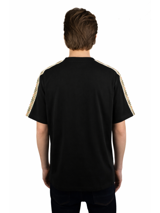 T-Shirt Burberry con finiture check 2