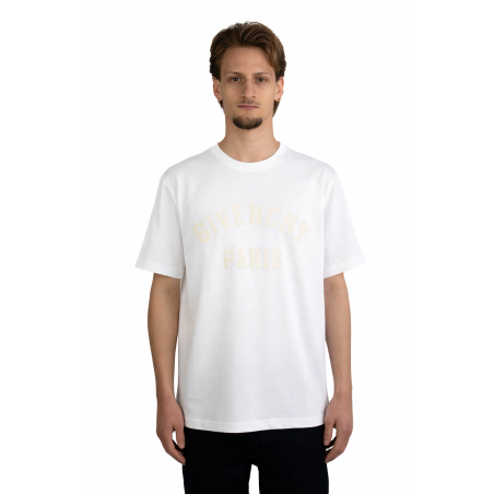 T-Shirt Givenchy con logo ricamato Paris