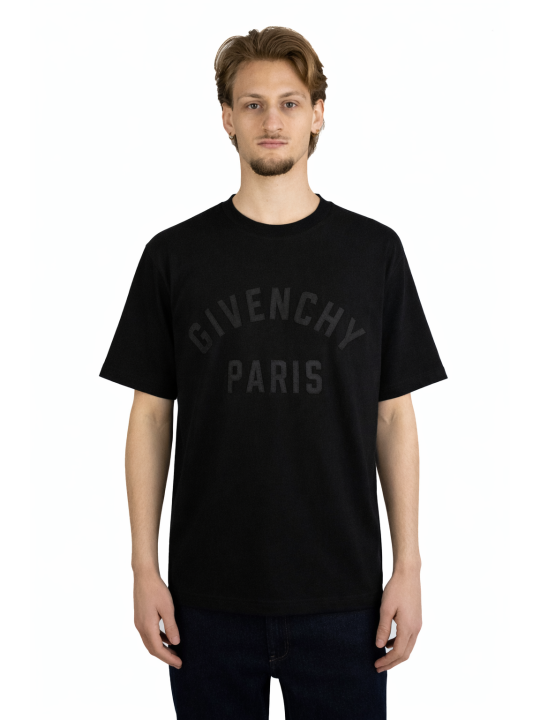 T-Shirt Givenchy con logo ricamato Paris