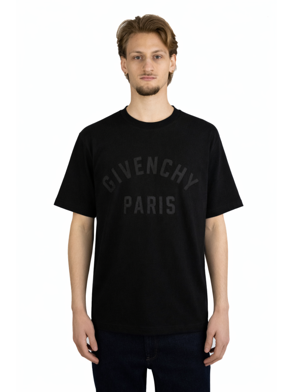 T-Shirt Givenchy con logo ricamato Paris
