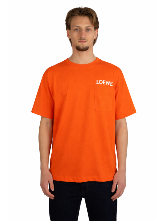 T-Shirt Loewe con taschino e logo