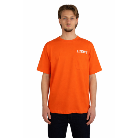 T-Shirt Loewe con taschino e logo