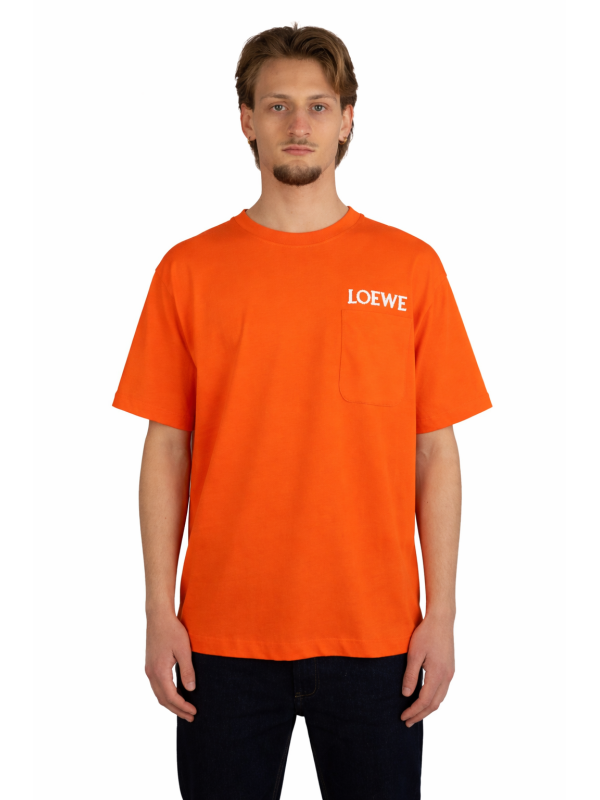 T-Shirt Loewe con taschino e logo